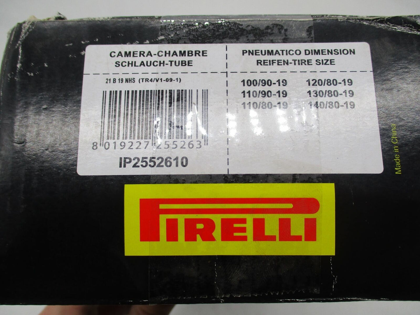 Pirelli - 2552610 - Heavy Duty Inner Tube, 100/ 120-19 - TR-4 Valve Stem