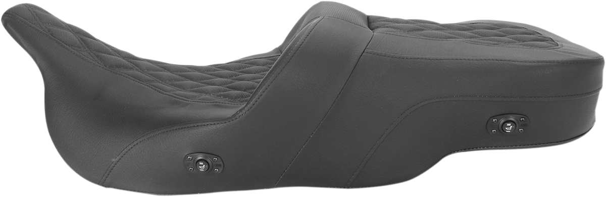 Saddlemen Heated Road Sofa LS Seats Black 897-06-182HCT