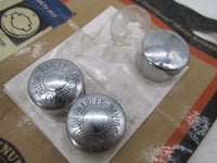 Lot of 3 Harley Davidson Genuine NOS Chrome Headbolt Covers 43884-96