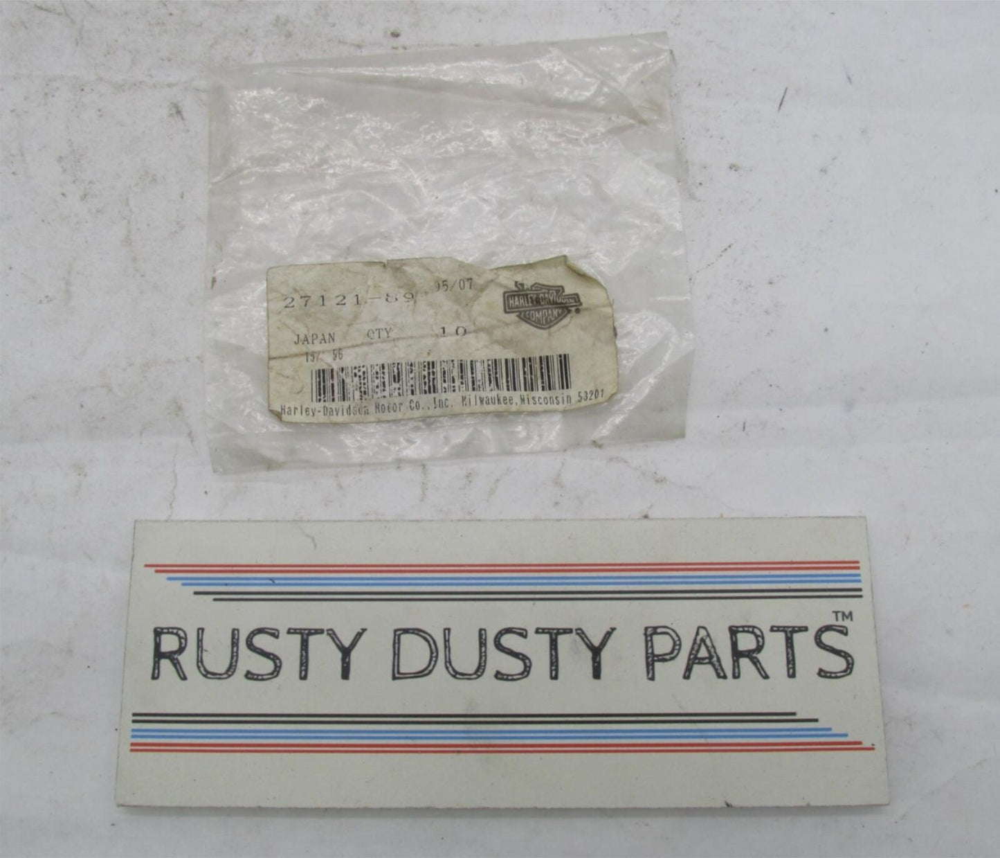 Lot of 6 Harley Davidson Genuine NOS XL O-Rings, Accel Pump 27121-89