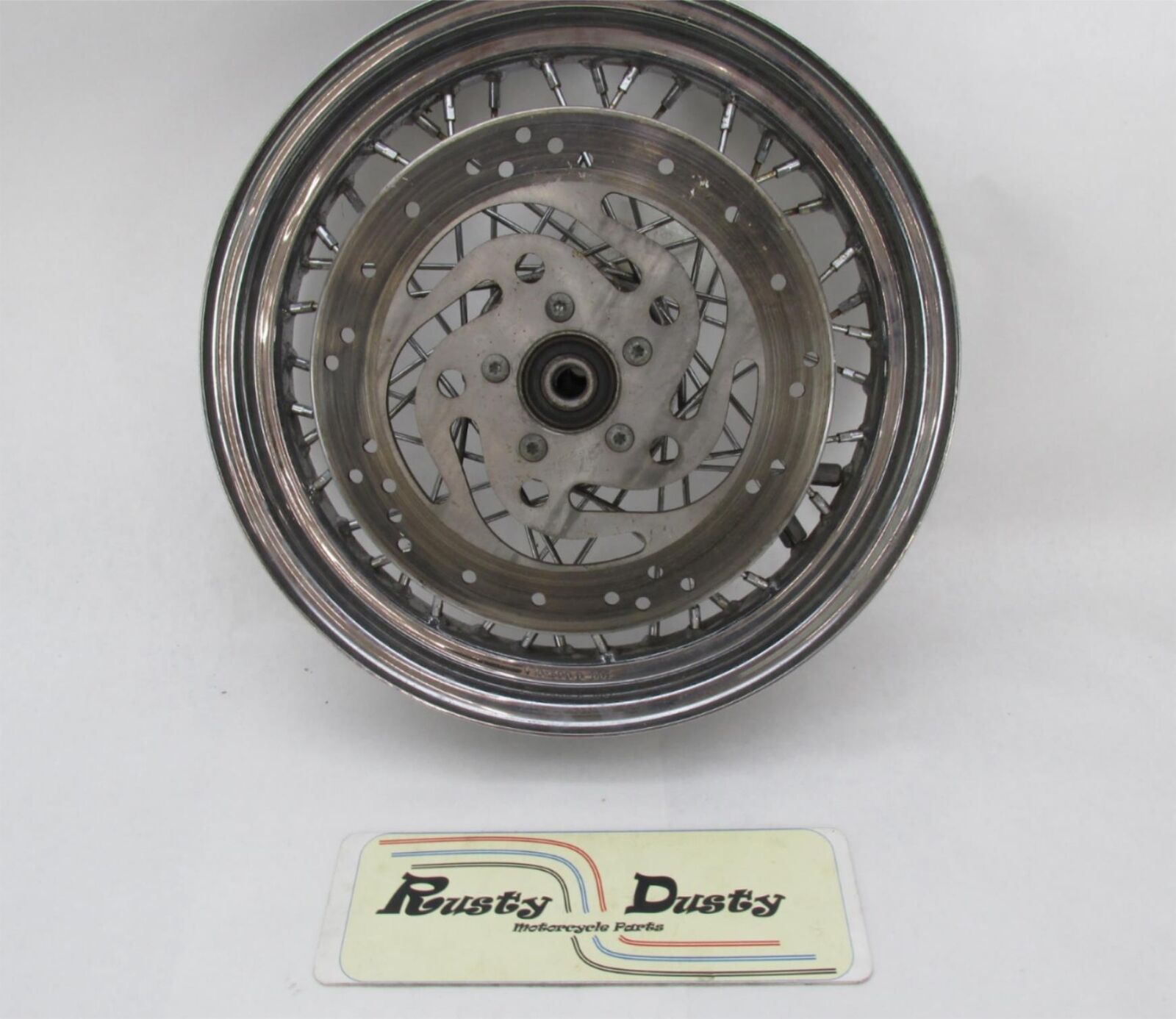 Harley-Davidson 2003 Road King 16" Front Chrome Spoke Wheel 43085-97