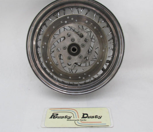 Harley-Davidson 2003 Road King 16" Front Chrome Spoke Wheel 43085-97