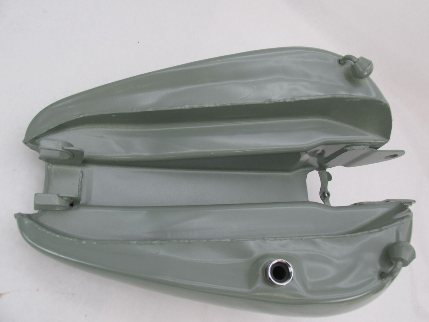 Harley Custom Chrome 1957-1978 XL Sportster Sport Bob Dual Fuel Tank Kit Primed