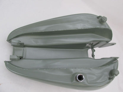 Harley Custom Chrome 1957-1978 XL Sportster Sport Bob Dual Fuel Tank Kit Primed