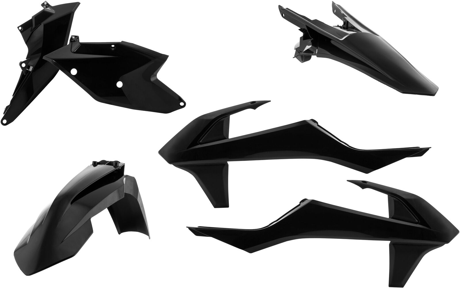 Acerbis Standard Plastic Kits Black 2421070001