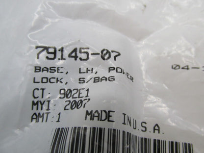 Harley Davidson Genuine NOS Saddlebag Power Lock Base 79145-07