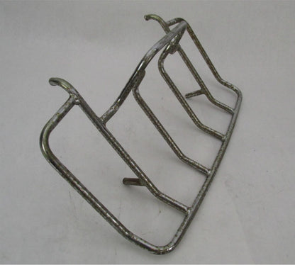 Used Motorcycle Chrome Patina Luggage Rack 22" x 12"