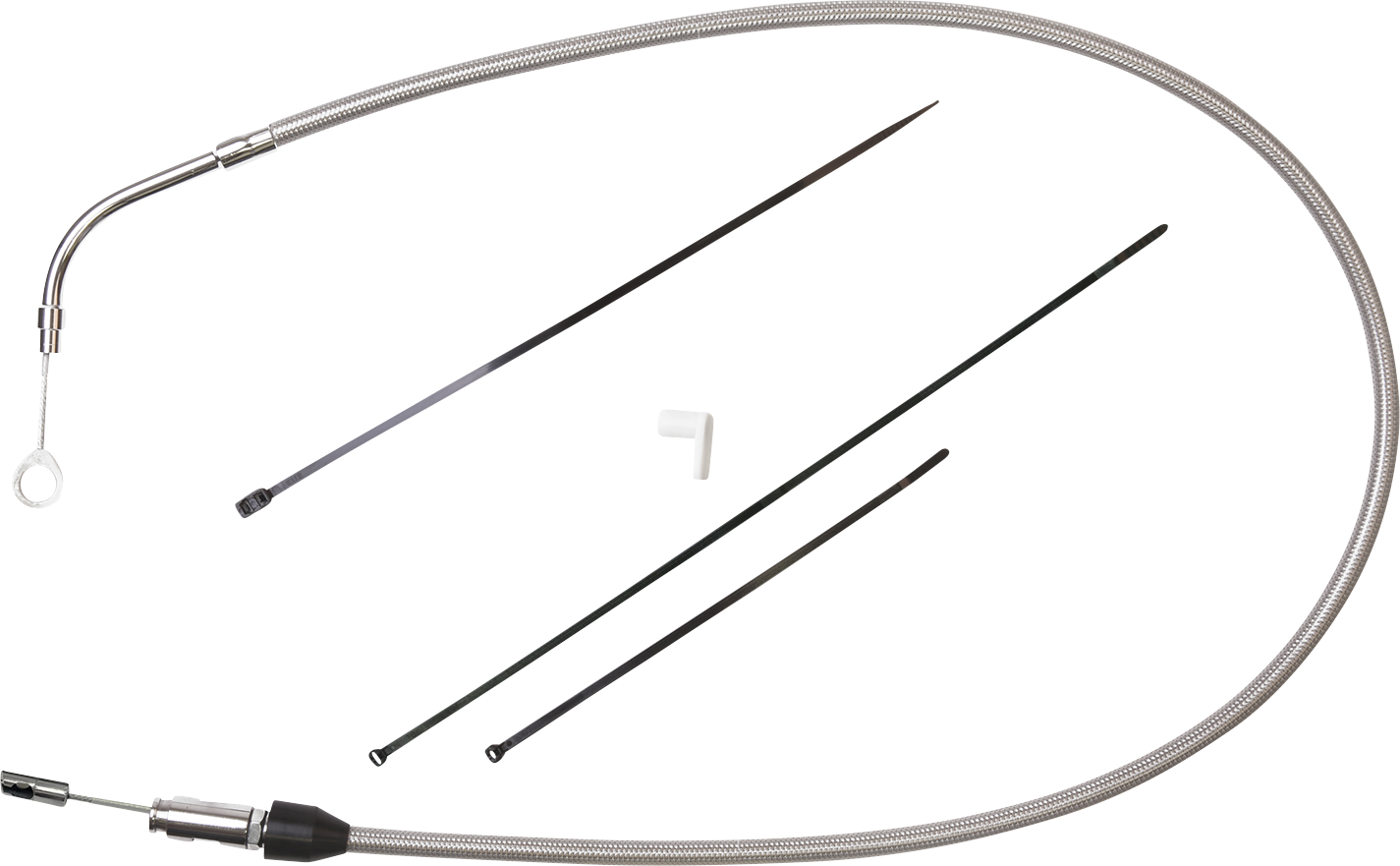 Drag Specialties Upper Clutch Cable 39" Stainless Steel 0652-2848