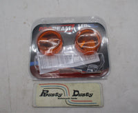 Harley Davidson Stock Take Off Bullet Amber Turn Signal Lenses with Bulbs