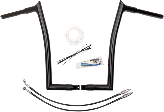 Fat Baggers, Inc. 1 1/4" EZ Install Pointed Top Handlebar Kits 909316-B
