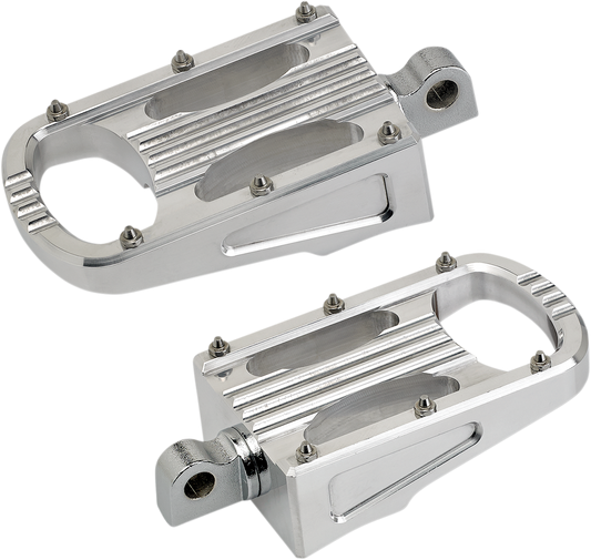 BILTWELL Punisher Footpegs Polished Male Mount 7006-303-01