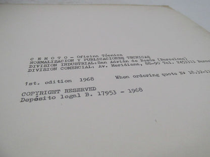 Bultaco Original Factory 1968 El Bandido Motorcycle Catalog Parts List