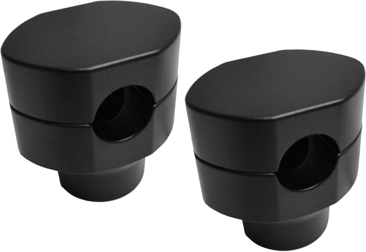 LA Choppers Springer Handlebar Riser Kit 1" Clamp Flat Black LA-7410-02M