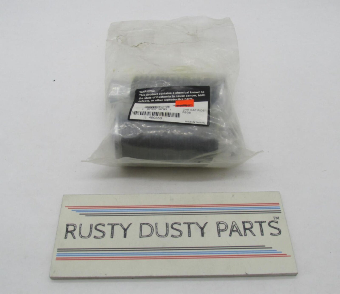 Harley Davidson Biker's Choice Chrome Rider Foot Pegs 490353