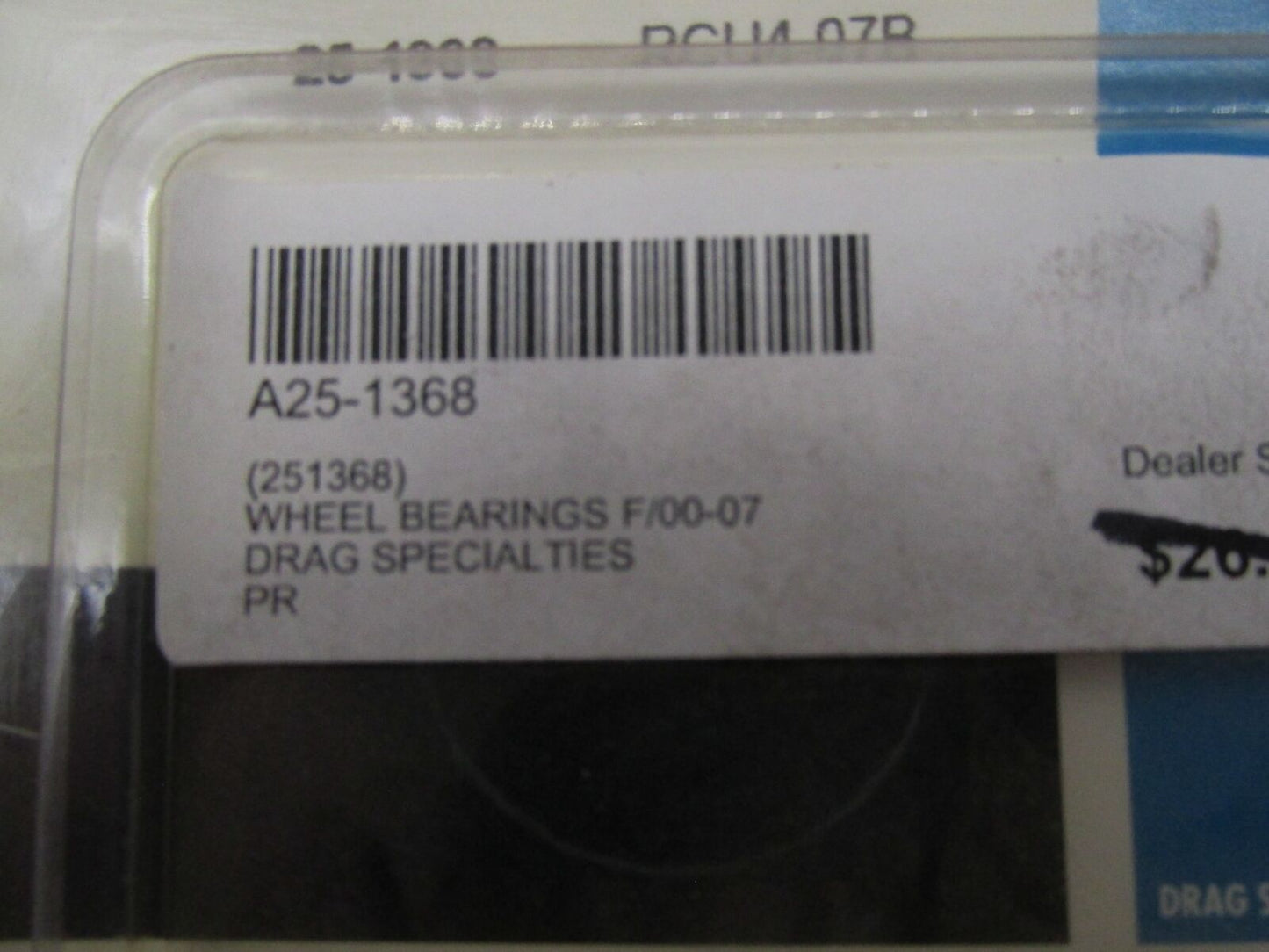 Harley Davidson Drag Specialties NOS 00-07 Wheel Bearings A25-1368