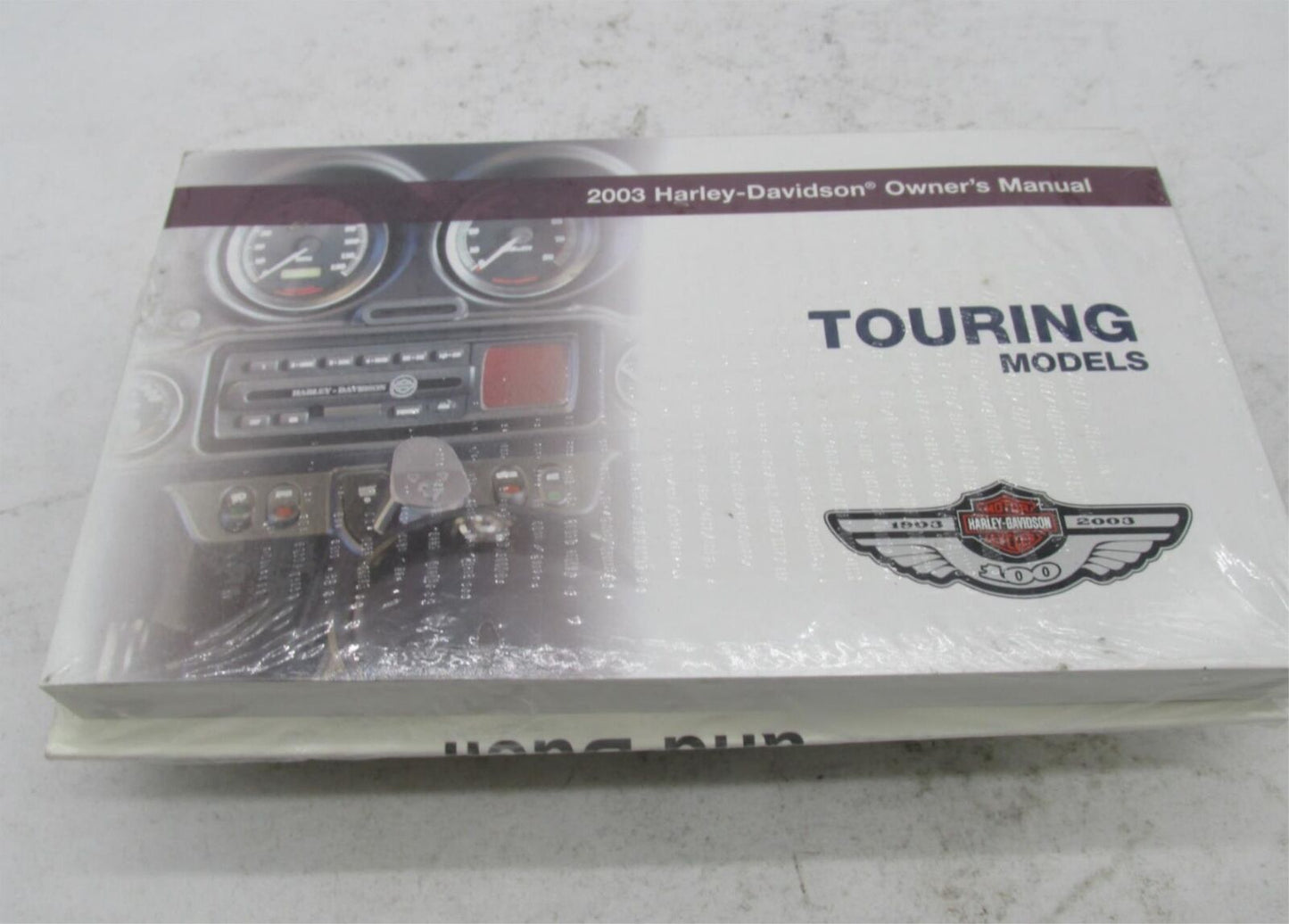 Harley-Davidson Factory 2003 100th Anniversary Touring Owner's Manual 99466-03