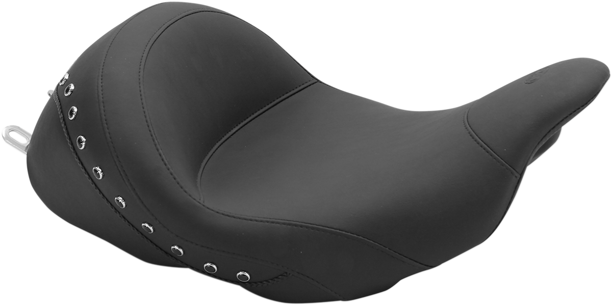 Mustang Lowdown Solo Seats Black Studded 76082