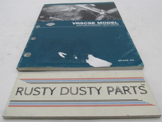 Harley Davidson Official Factory 2005 VRSCSE Model Parts Catalog 99458-05