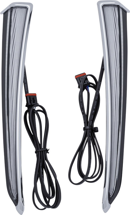 CIRO Fang Lower Fairing Lights Chrome 45800