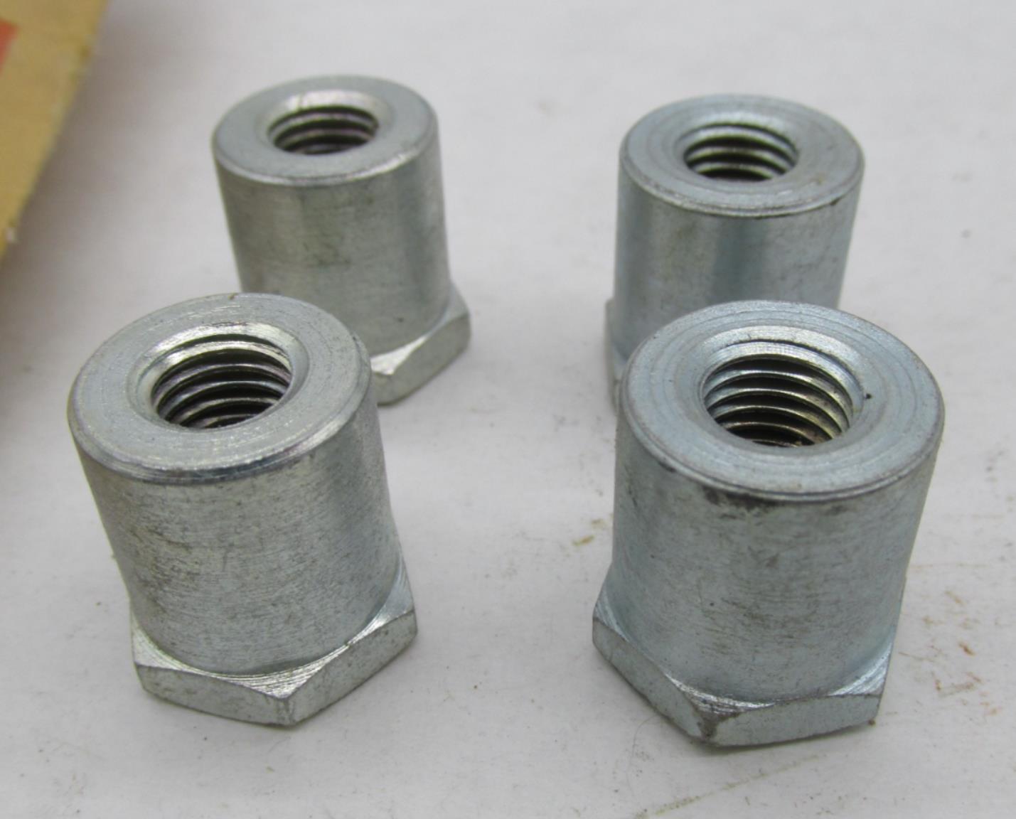 Lot of 4 Harley Genuine NOS Aermacchi Magneto Rotor Mounting Nuts 29595-73P