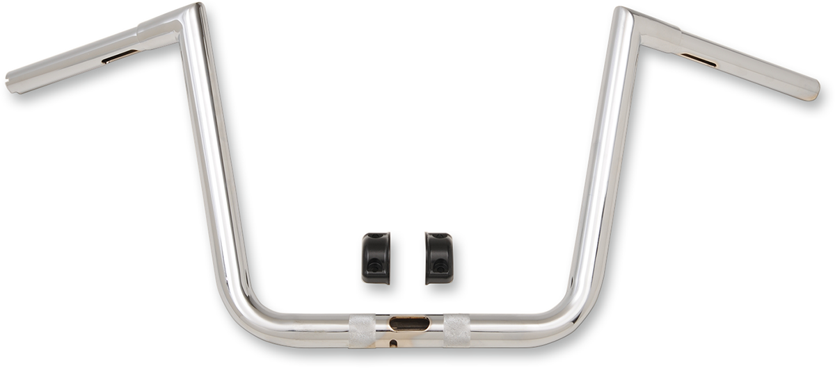 LA Choppers 1-1/4" Hefty Twin Peaks Handlebars Chrome 10" Ape Hangers LA-7312-61
