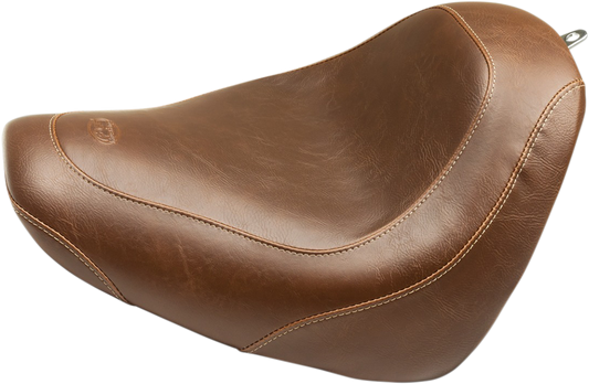 Mustang Wide Tripper Solo Seat Brown Smooth 83011