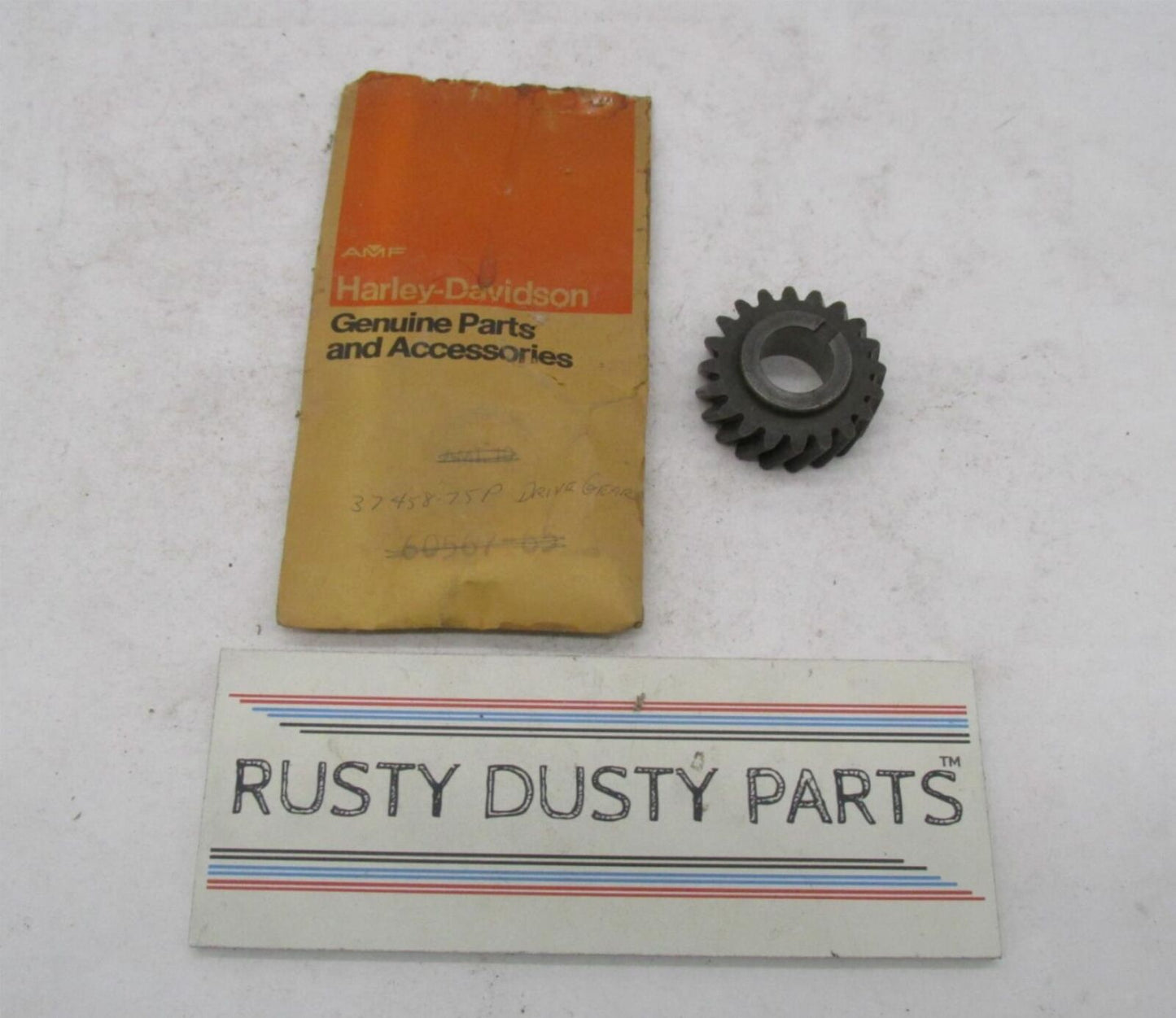 Harley Davidson Aermacchi NOS Transmission Gear Drive 37458-75P