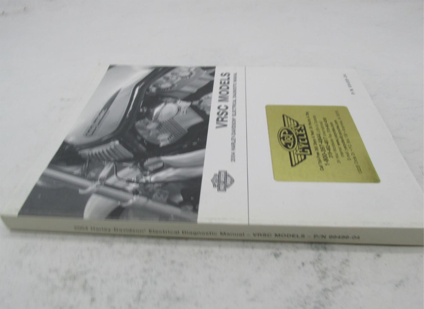 Harley Official Factory 2004 VRSC V-Rod Electrical Diagnostics Manual 99499-04