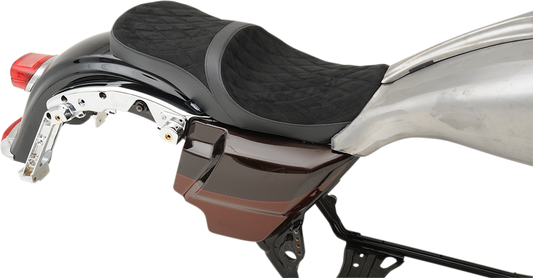 Drag Specialties Low Profile Touring Seat For Yaffe 6 G. Tank 0801-1070