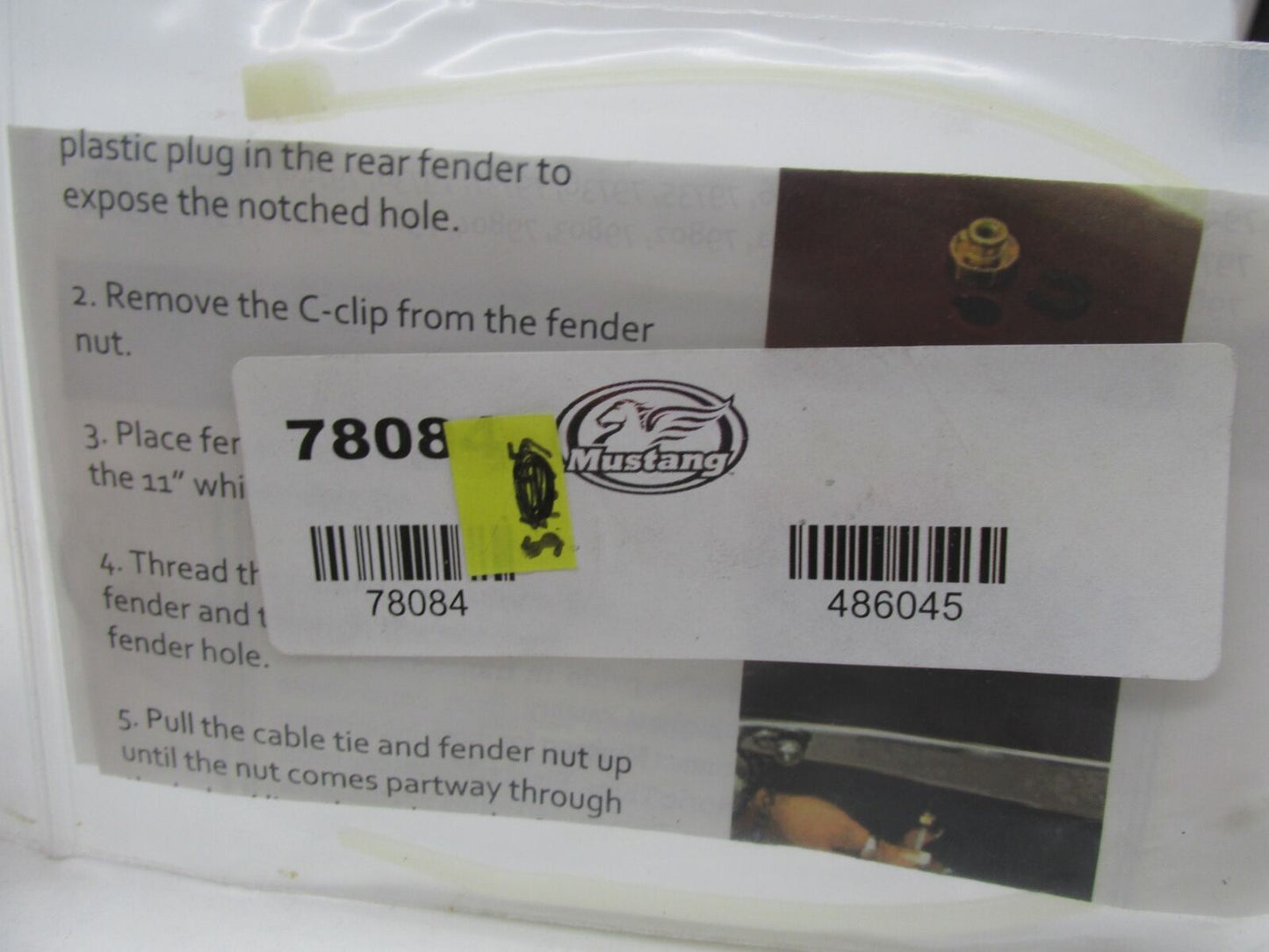 Mustang Harley-Davidson Fender Nut Kit 78084