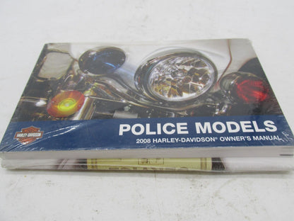 Harley Official Complete Factory 2008 Police Owner's Manual 99478-08 99529-08D