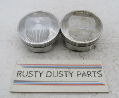 Pair of Harley Davidson Ross NOS High Performance Over Sized C&A Pistons