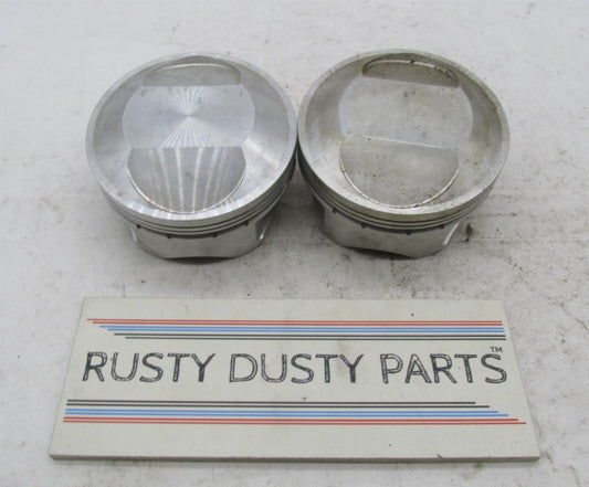 Pair of Harley Davidson Ross NOS High Performance Over Sized C&A Pistons
