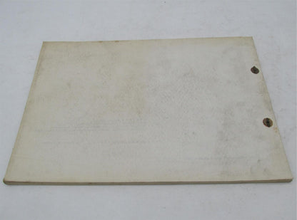 Bultaco 1969 Original Provisional El Montadero Parts Catalog List 70.32-P066