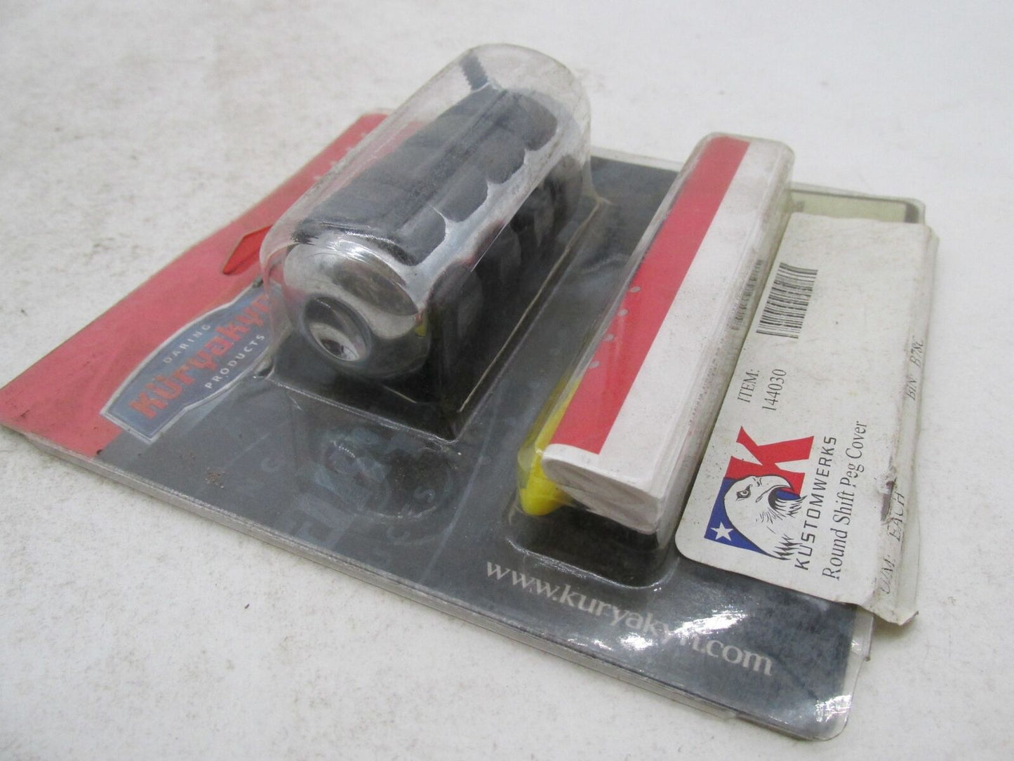 Kuryakyn Chrome Round Shift Peg Cover 9/16 x 2-9/16 Kawasaki Suzuki Yamaha 8851