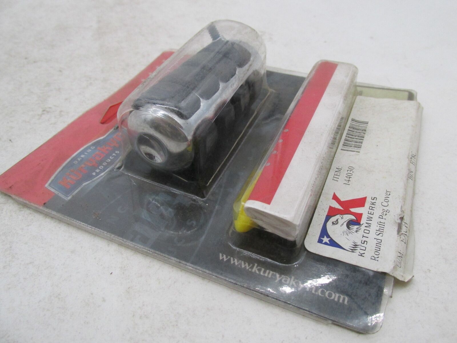 Kuryakyn Chrome Round Shift Peg Cover 9/16 x 2-9/16 Kawasaki Suzuki Yamaha 8851