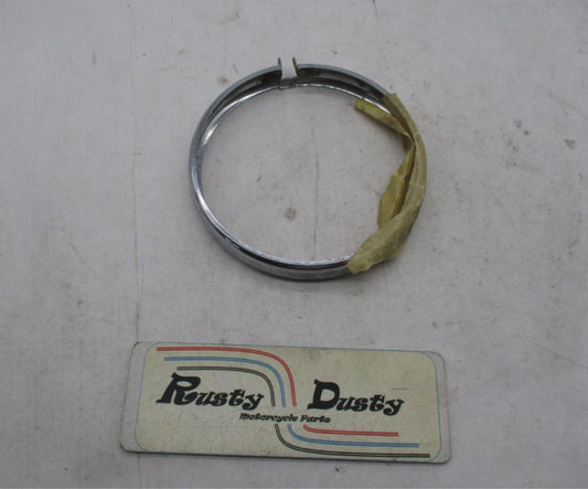 Harley Davidson Genuine NOS Knucklehead Spot Passing Lamp Trim Ring 68668-38