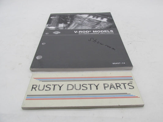 Harley-Davidson Official Factory 2014 V-Rod Models Parts Catalog 99457-14
