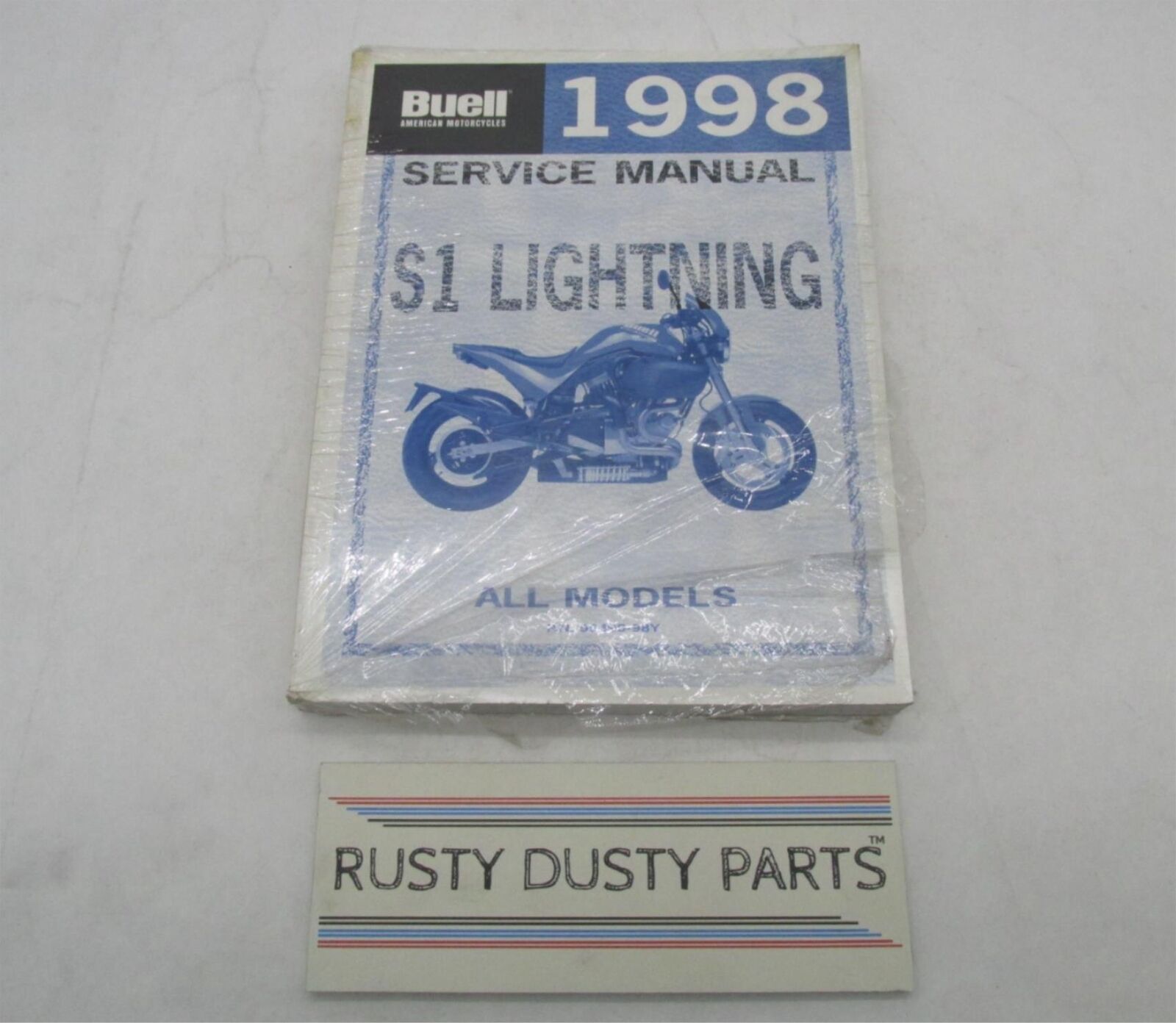 Buell NOS Sealed Official Factory 1998 Lightning S1 Service Manual 994|  Rusty Dusty Parts