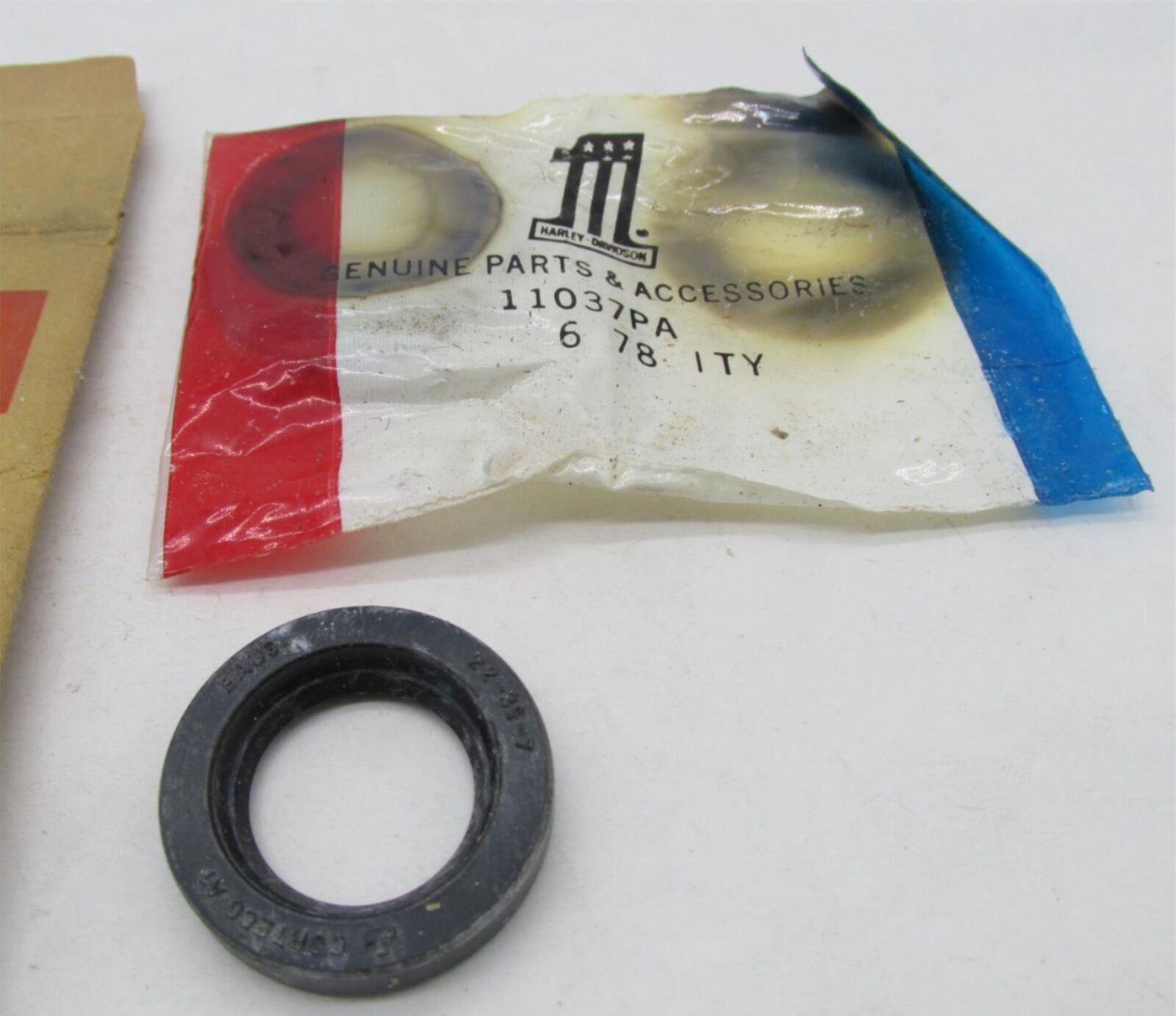 Lot of 2 Harley-Davidson Genuine NOS Aermacchi Power Steering Pump Seals 11037PA
