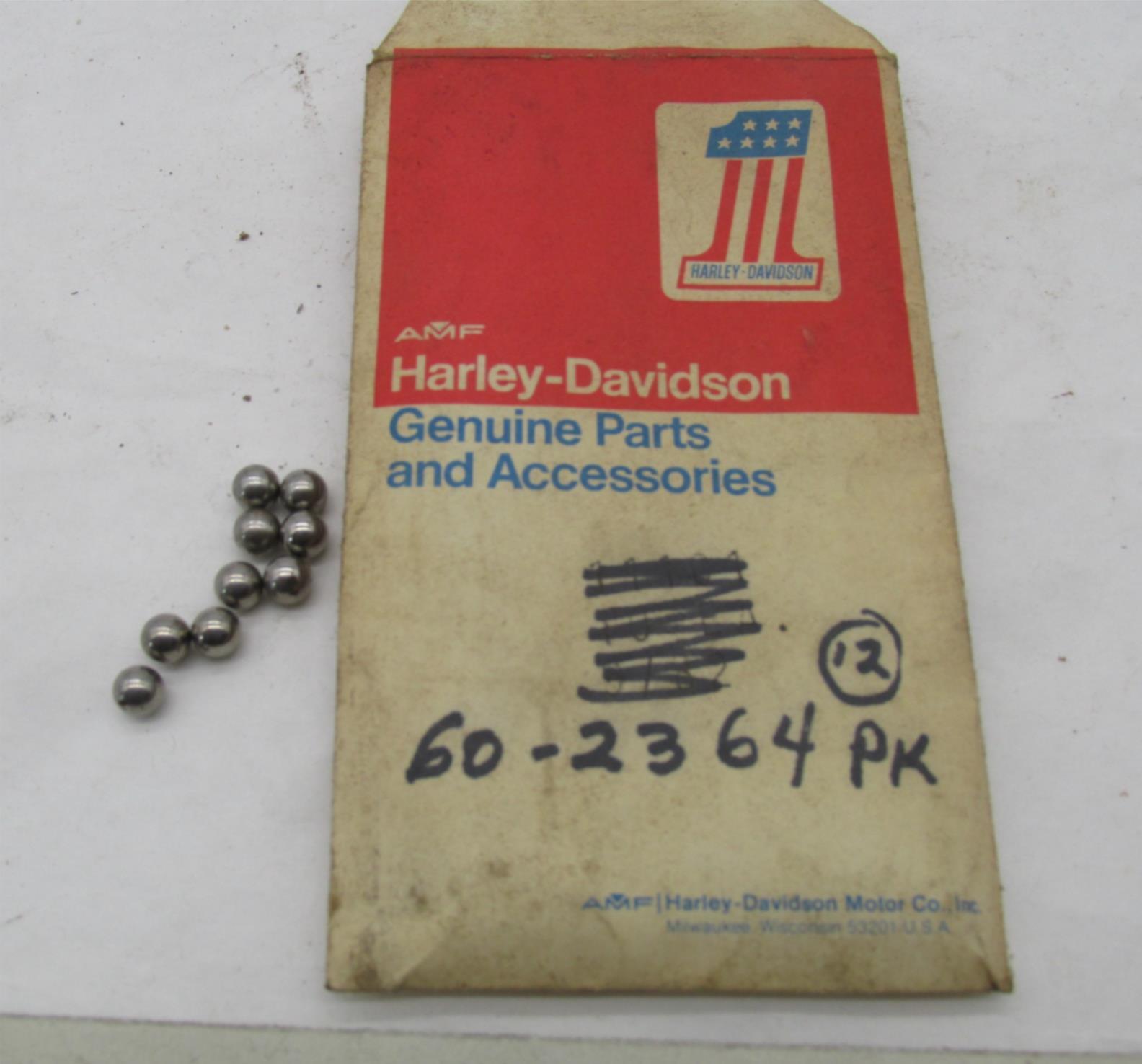 Lot of 9 Triumph BSA Ball Bearings 1/4" Kick Start Steering 60-2364 S70-3