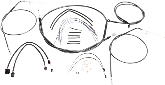 Magnum Designer Handlebar Control Cable Kit Black Pearl 487662