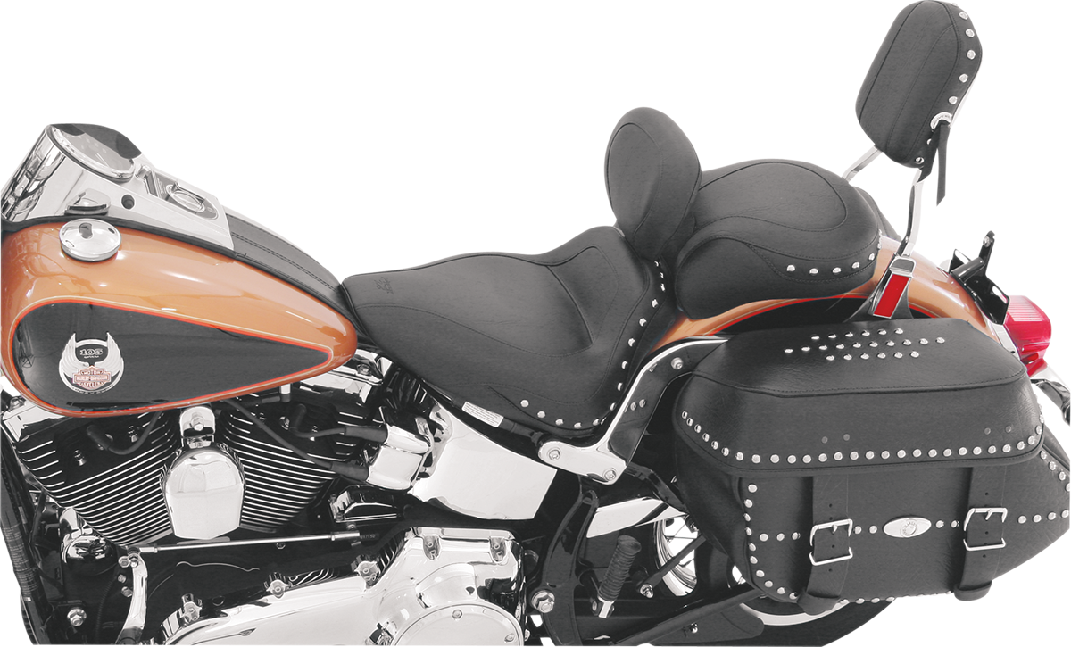 Mustang Studded Sport Solo Seat with Backrest 79489