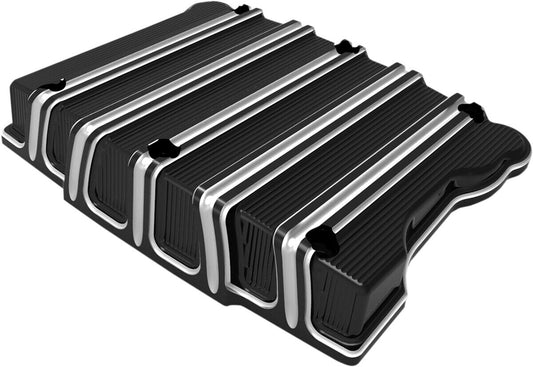 Arlen Ness 10-Gauge Rocker Box Top Covers Black 18-253