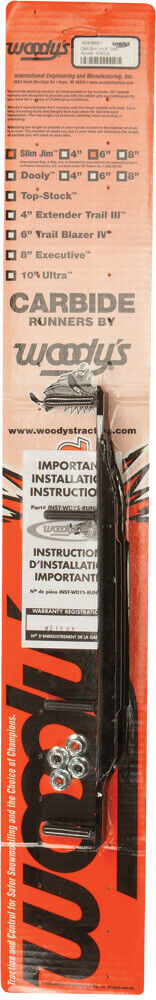 Woody's Slim Jim Dooly Performance Carbide Wear Rods 6in. SS6-9500