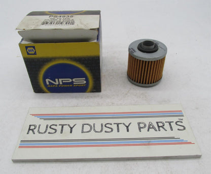 NAPA NPS Power Sports Motorcycle Oil Filter PS4935
