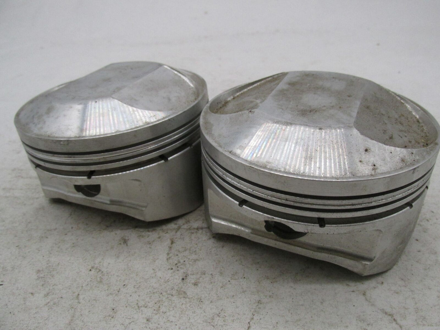 Pair of Harley Davidson Ross NOS High Performance Over Sized 100MM Pistons