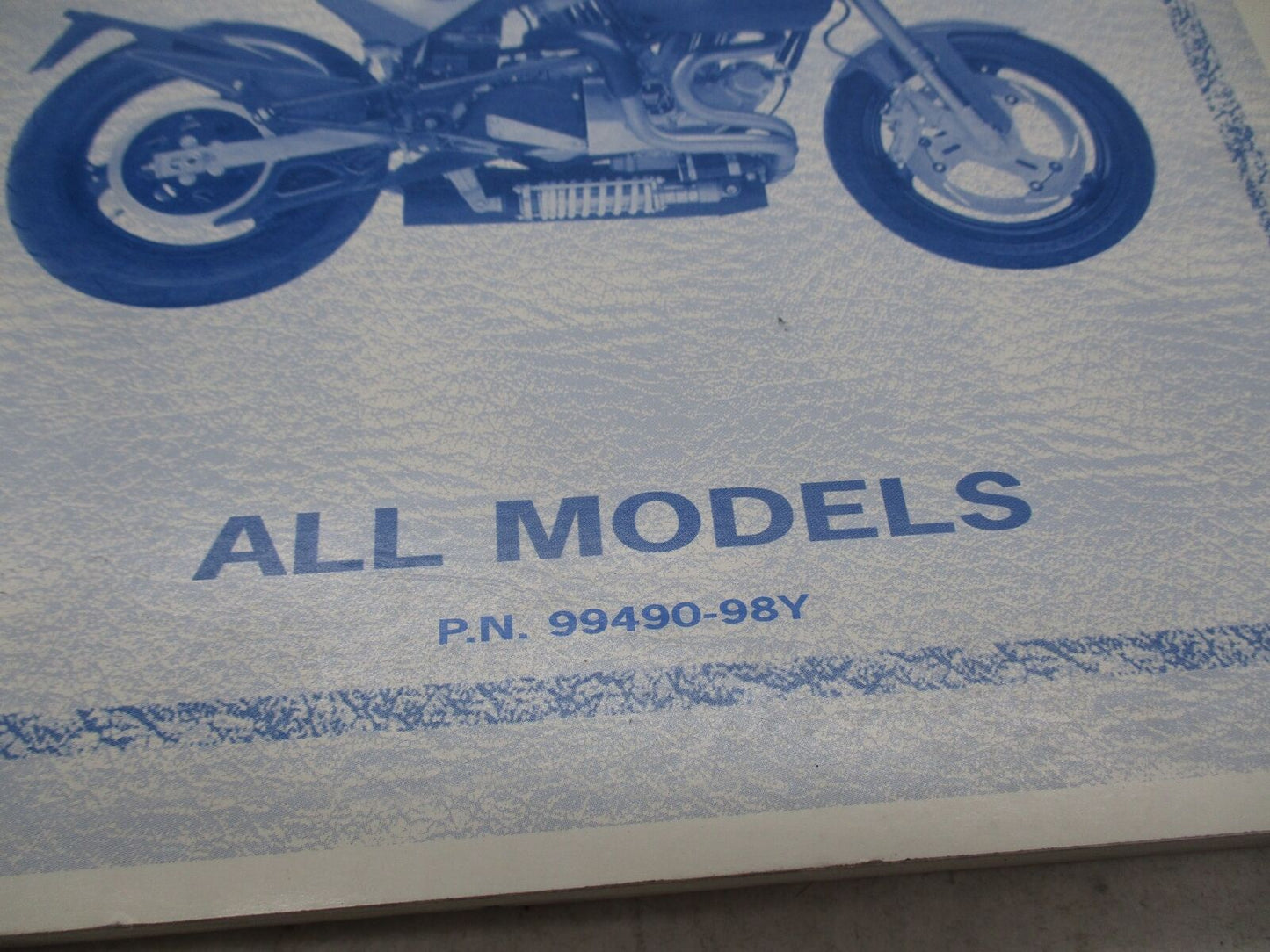 Official Factory Buell 1998 S1 All Models Lightning Service Manual 99490-98Y