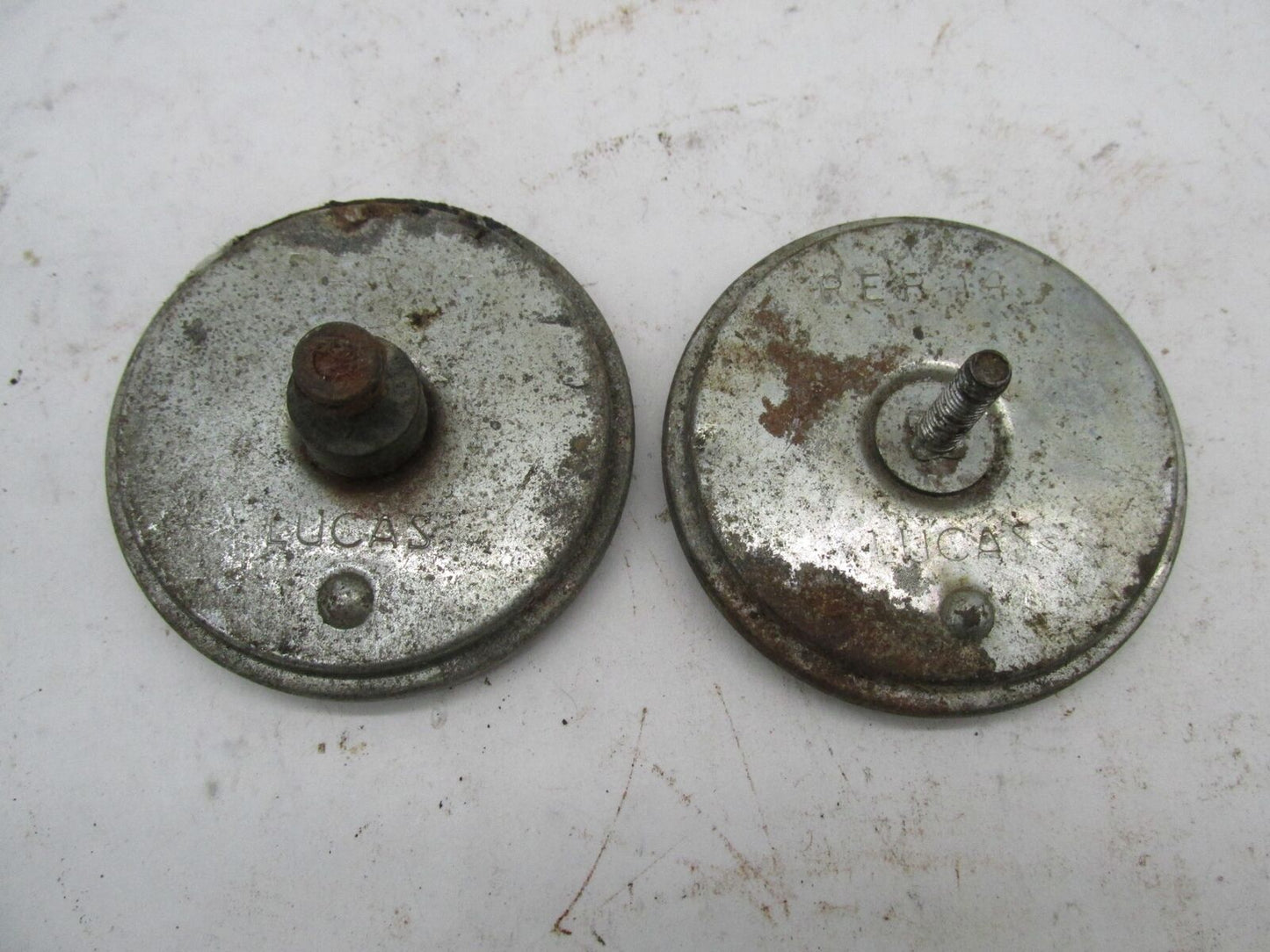 Pair of Vintage Original Lucas 1971 Amber Reflectors BSA Triumph RER-14