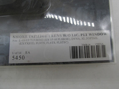 Harley Davidson Toruing Dyna Softail XL Kuryakyn Smoked Taillight Lens 5450